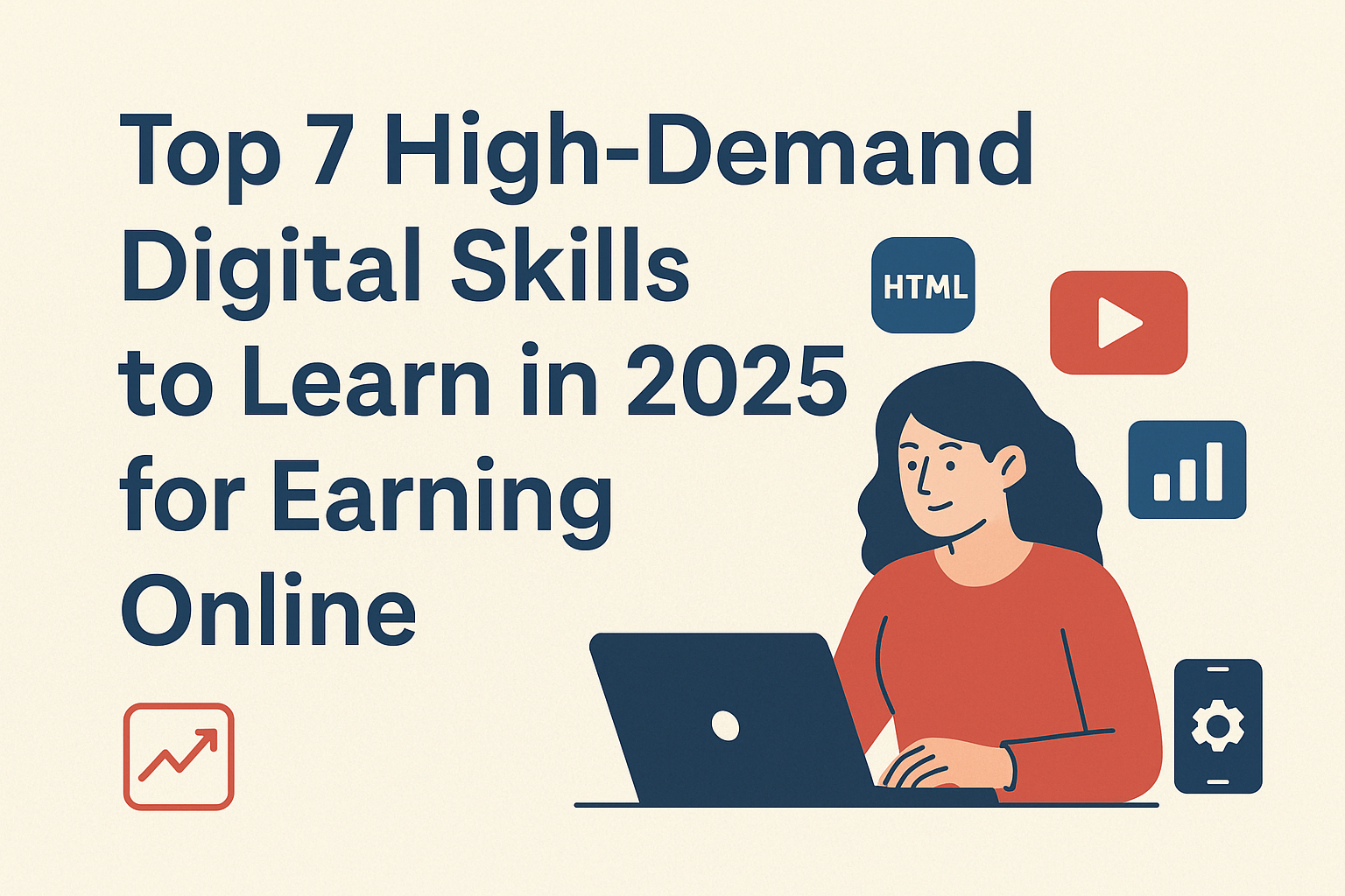 Top 7 High-Demand Digital Skills to Learn in 2025 for Earning Online